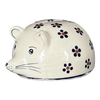 Polish Pottery Hedgehog Bank (Petite Floral) | S005T-64 at PolishPotteryOutlet.com