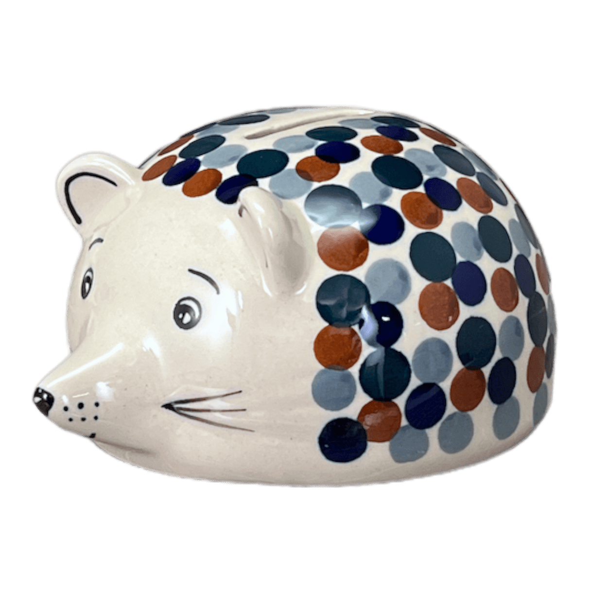 Bank, Hedgehog, 2.5" in "Fall Confetti" by Manufaktura | S005U-BM01