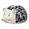 Polish Pottery Hedgehog Bank (Fall Confetti) | S005U-BM01 at PolishPotteryOutlet.com