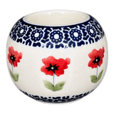 Candle Holder, Ball-Shaped, 2.5" in "Poppy Garden" by Manufaktura | S007T-EJ01