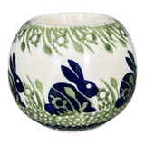 Candle Holder, Ball-Shaped, 2.5" in "Bunny Love" by Manufaktura | S007T-P324