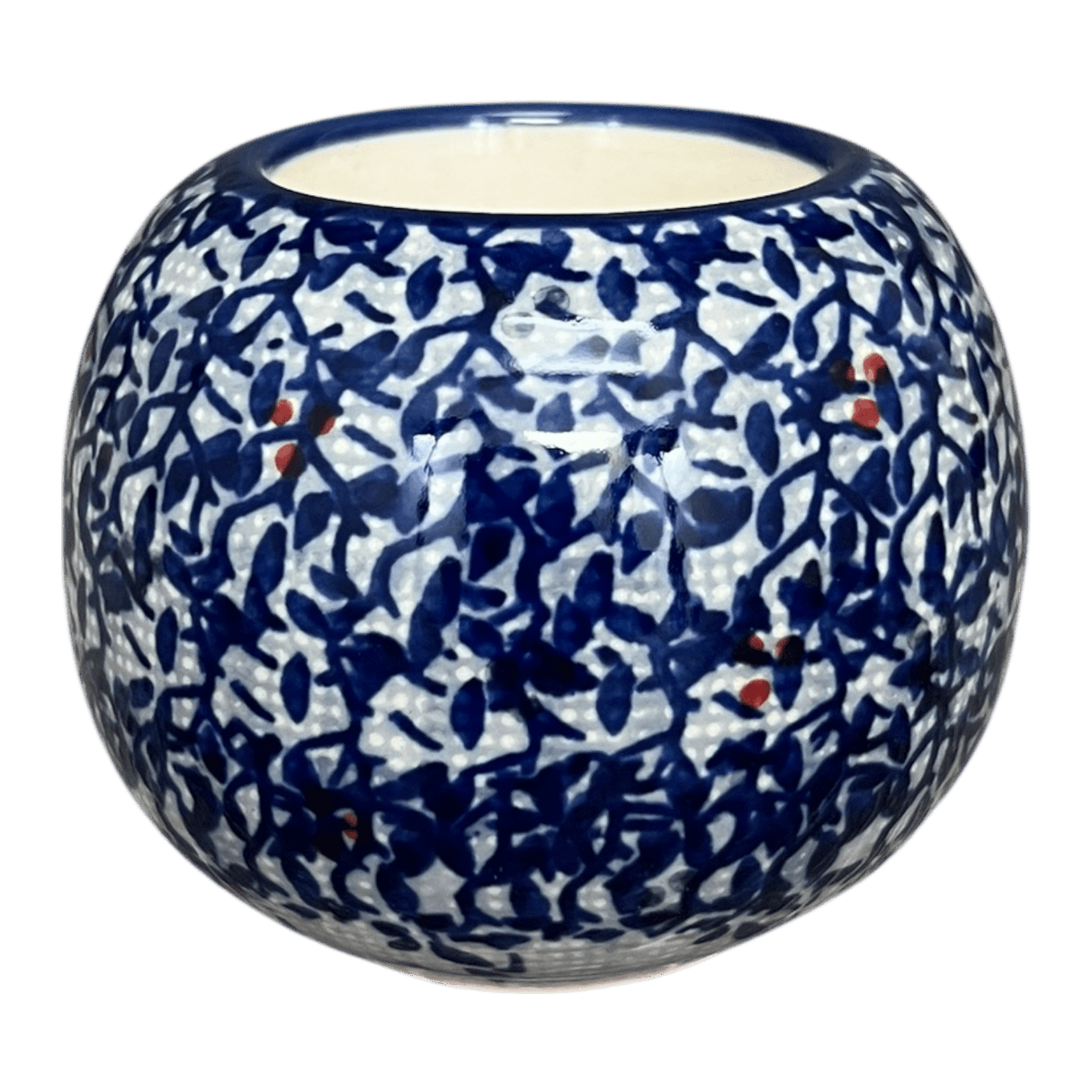 Candle Holder, Ball-Shaped, 2.5" in "Twilight Berries" by Manufaktura | S007U-GP14