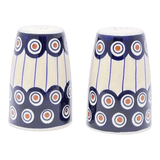 Salt & Pepper, 3.75" in "Peacock in Line" by Manufaktura | S086T-54A