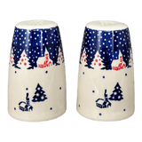 Salt & Pepper, 3.75" in "Christmas Chapel" by Manufaktura | S086T-CHDK