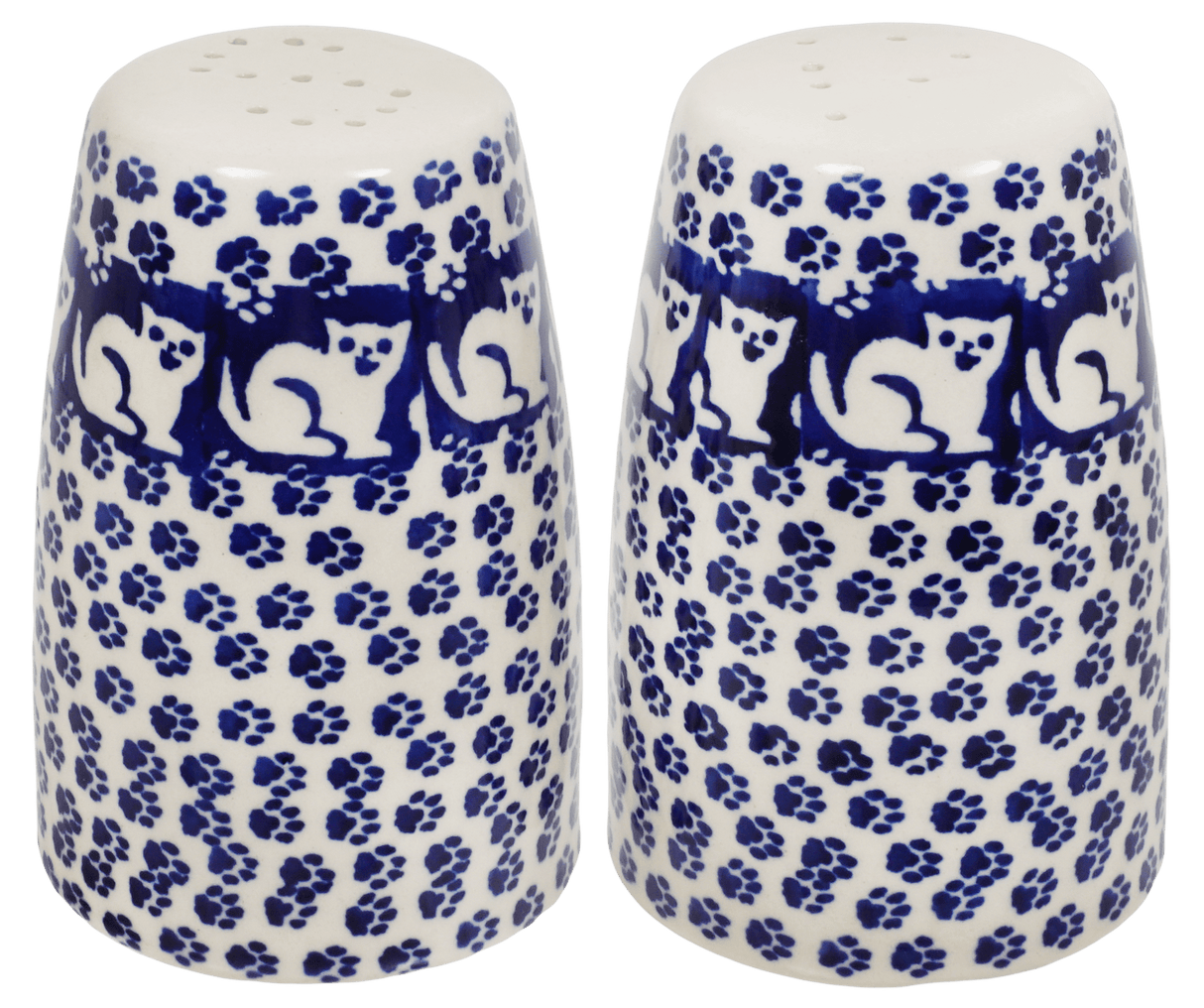 Salt & Pepper, 3.75" in "Kitty Cat Path" by Manufaktura | S086T-KOT6