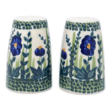 Salt & Pepper, 3.75" in "Bouncing Blue Blossoms" by Manufaktura | S086U-IM03