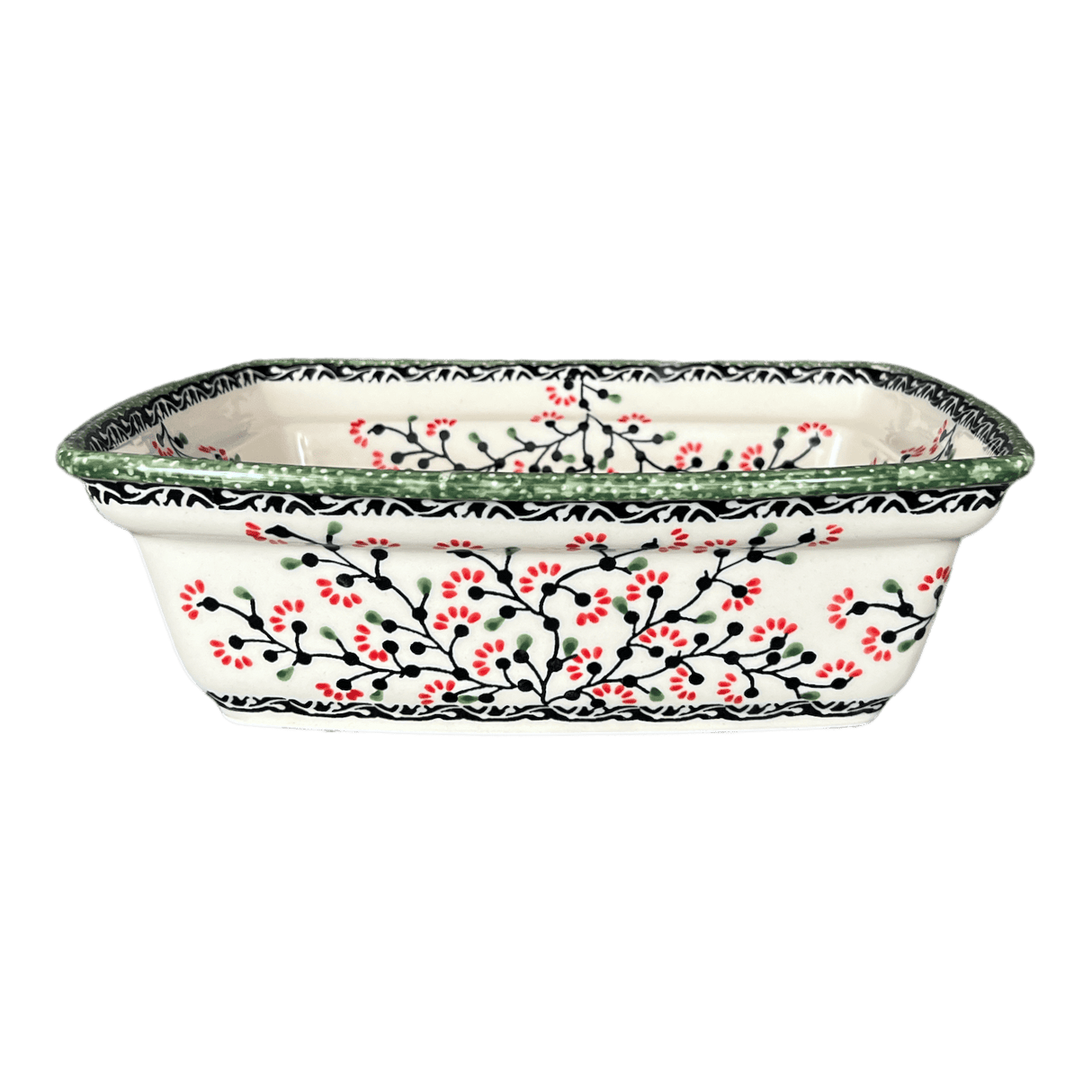 Casserole, Rectangular, Deep, 7.5" x 10" in "Cherry Blossoms" by Manufaktura | S105S-DPGJ