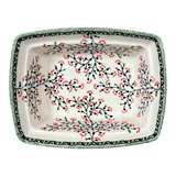 Casserole, Rectangular, Deep, 7.5" x 10" in "Cherry Blossoms" by Manufaktura | S105S-DPGJ