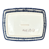 Casserole, Rectangular, Deep, 7.5" x 10" in "Blue Life" by Manufaktura | S105S-EO39