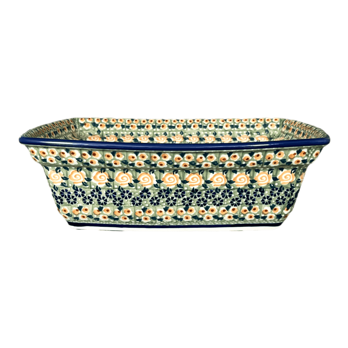 Casserole, Rectangular, Deep, 7.5" x 10" in "Perennial Garden" by Manufaktura | S105S-LM