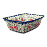 Casserole, Rectangular, Deep, 7.5" x 10" in "Floral Fantasy" by Manufaktura | S105S-P260