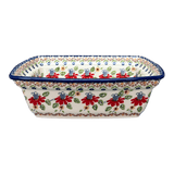 Casserole, Rectangular, Deep, 7.5" x 10" in "Mediterranean Blossoms" by Manufaktura | S105S-P274