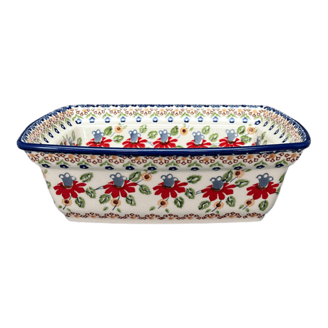 Casserole, Rectangular, Deep, 7.5" x 10" in "Mediterranean Blossoms" by Manufaktura | S105S-P274