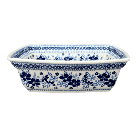 Casserole, Rectangular, Deep, 7.5" x 10" in "Duet in Blue" by Manufaktura | S105S-SB01