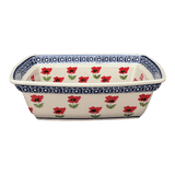 Casserole, Rectangular, Deep, 7.5" x 10" in "Poppy Garden" by Manufaktura | S105T-EJ01