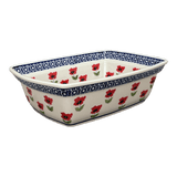 Casserole, Rectangular, Deep, 7.5" x 10" in "Poppy Garden" by Manufaktura | S105T-EJ01