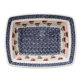 Casserole, Rectangular, Deep, 7.5" x 10" in "Poppy Garden" by Manufaktura | S105T-EJ01