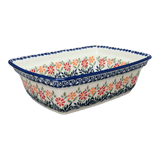 Casserole, Rectangular, Deep, 7.5" x 10" in "Flower Power" by Manufaktura | S105T-JS14