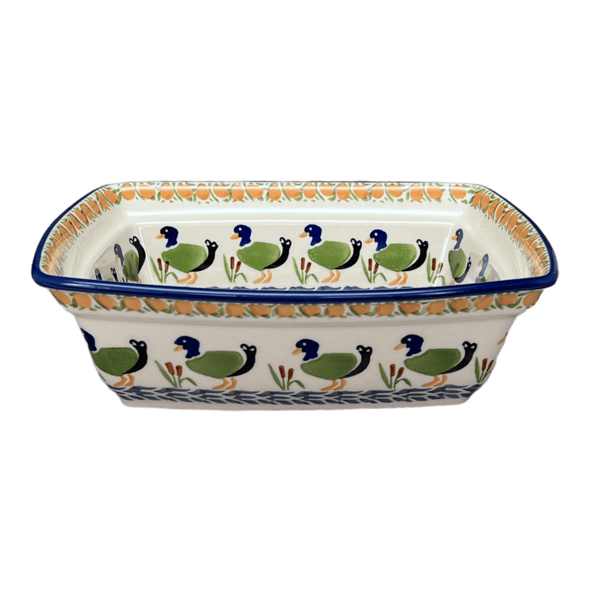 Casserole, Rectangular, Deep, 7.5" x 10" in "Ducks in a Row" by Manufaktura | S105U-P323