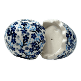 Salt & Pepper, Egg, 3" in "Scattered Blues" by Manufaktura | S115S-AS45