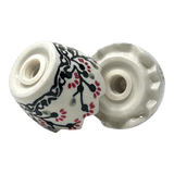 Salt & Pepper, Egg, 3" in "Cherry Blossoms" by Manufaktura | S115S-DPGJ