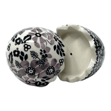 Salt & Pepper, Egg, 3" in "Duet in Black & Grey" by Manufaktura | S115S-DPSC