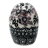 Salt & Pepper, Egg, 3" in "Duet in Black & Grey" by Manufaktura | S115S-DPSC