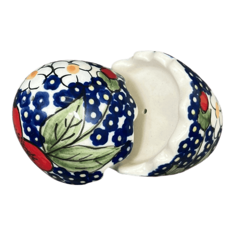 Salt & Pepper, Egg, 3" in "Poppies & Posies" by Manufaktura | S115S-IM02
