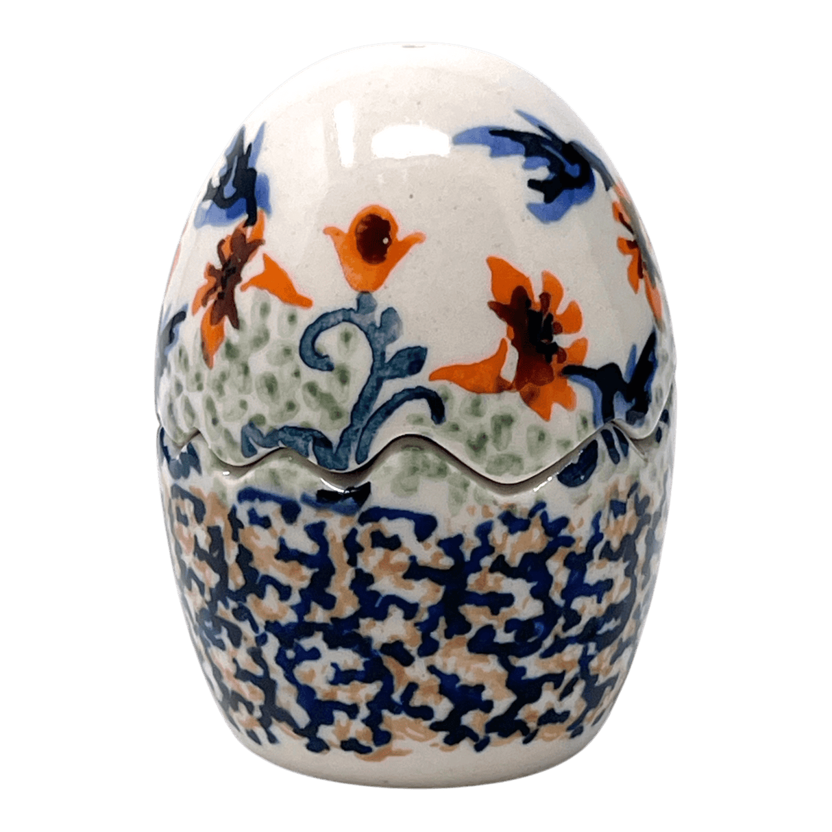 Salt & Pepper, Egg, 3" in "Hummingbird Harvest" by Manufaktura | S115S-JZ35