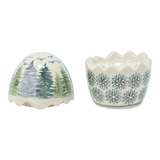 Salt & Pepper, Egg, 3" in "Pine Forest" by Manufaktura | S115S-PS29