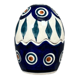 Salt & Pepper, Egg, 3" in "Peacock" by Manufaktura | S115T-54