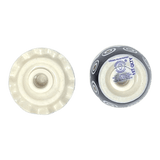 Salt & Pepper, Egg, 3" in "Floral Peacock" by Manufaktura | S115T-54KK