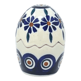 Salt & Pepper, Egg, 3" in "Floral Peacock" by Manufaktura | S115T-54KK