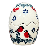 Salt & Pepper, Egg, 3" in "Red Bird" by Manufaktura | S115T-GILE