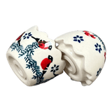 Salt & Pepper, Egg, 3" in "Red Bird" by Manufaktura | S115T-GILE
