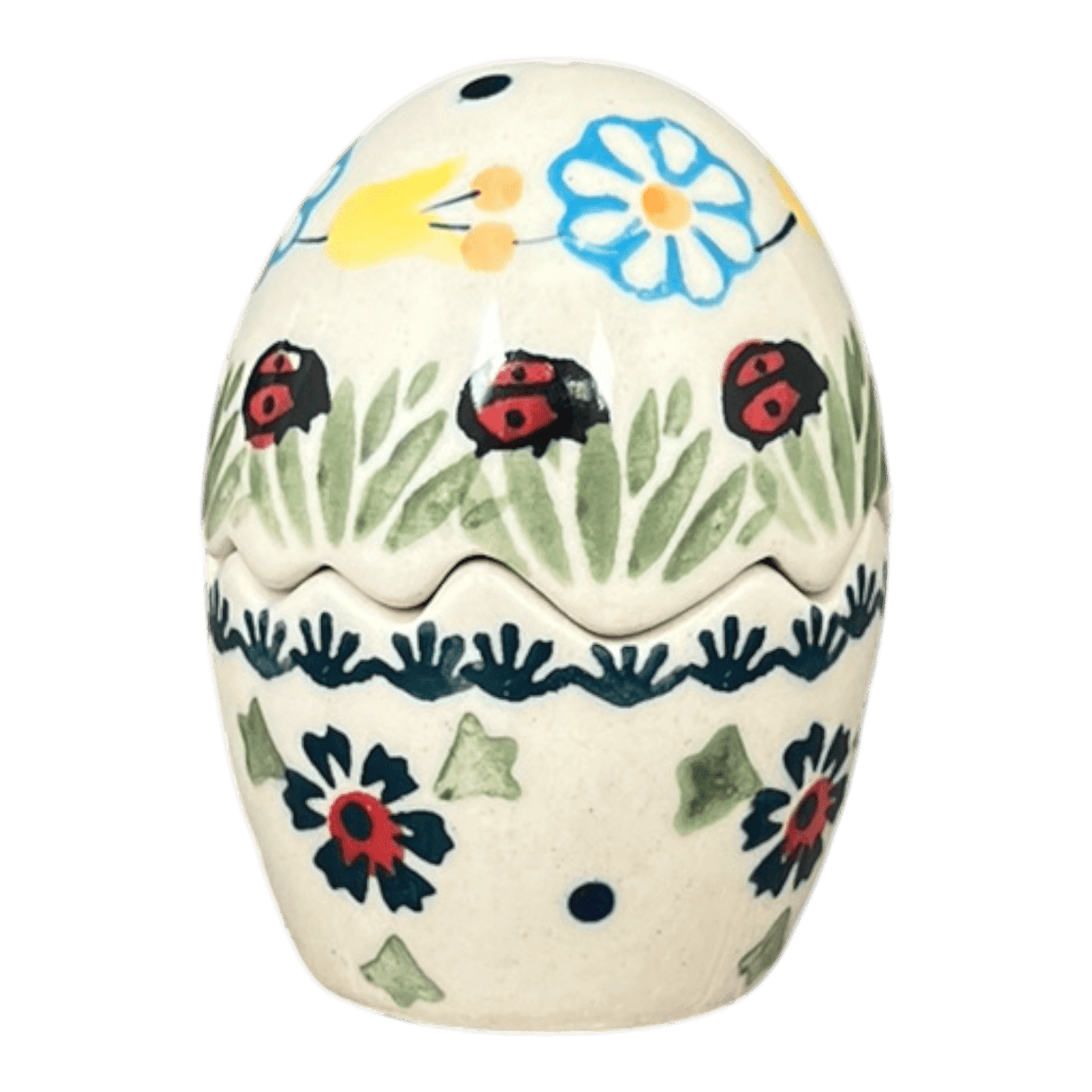 Salt & Pepper, Egg, 3" in "Lady Bugs" by Manufaktura | S115T-IF45