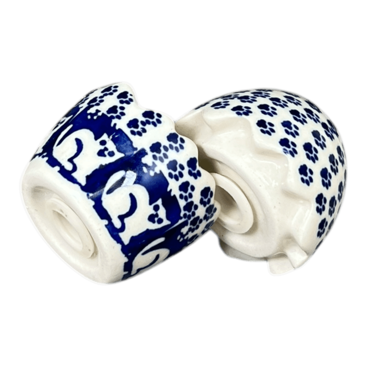 Salt & Pepper, Egg, 3" in "Kitty Cat Path" by Manufaktura | S115T-KOT6