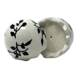Salt & Pepper, Egg, 3" in "Black Spray" by Manufaktura | S115T-LISC