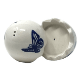 Salt & Pepper, Egg, 3" in "Butterfly Garden" by Manufaktura | S115T-MOT1