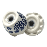 Salt & Pepper, Egg, 3" in "Butterfly Garden" by Manufaktura | S115T-MOT1