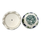Salt & Pepper, Egg, 3" in "Woven Starflowers" by Manufaktura | S115T-RV01