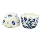 Salt & Pepper, Egg, 3" in "Snowy Pines" by Manufaktura | S115T-U22