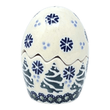 Salt & Pepper, Egg, 3" in "Snowy Pines" by Manufaktura | S115T-U22