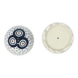 Salt & Pepper, Egg, 3" in "Peacock Dot" by Manufaktura | S115U-54K