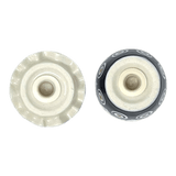 Salt & Pepper, Egg, 3" in "Peacock Dot" by Manufaktura | S115U-54K