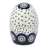Salt & Pepper, Egg, 3" in "Peacock Dot" by Manufaktura | S115U-54K