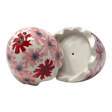 Salt & Pepper, Egg, 3" in "Scarlet Daisy" by Manufaktura | S115U-AS73