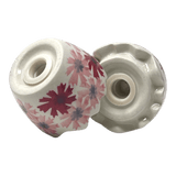 Salt & Pepper, Egg, 3" in "Scarlet Daisy" by Manufaktura | S115U-AS73