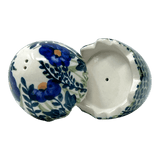 Salt & Pepper, Egg, 3" in "Bouncing Blue Blossoms" by Manufaktura | S115U-IM03