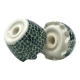 Salt & Pepper, Egg, 3" in "Bouncing Blue Blossoms" by Manufaktura | S115U-IM03